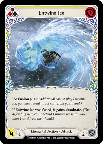 Entwine Ice (Yellow) [U-ELE098] Unlimited Rainbow Foil
