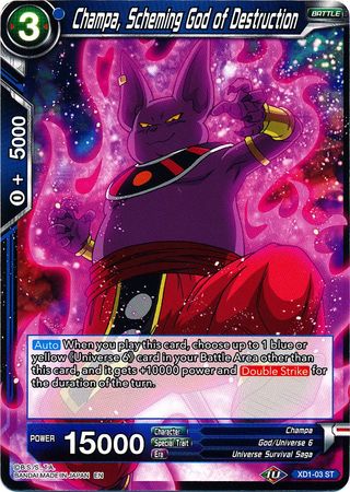 Champa, Scheming God of Destruction [XD1-03]