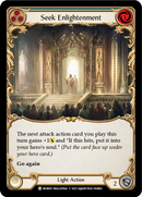 Seek Enlightenment (Blue) (Rainbow Foil) [MON083-RF] 1st Edition Rainbow Foil