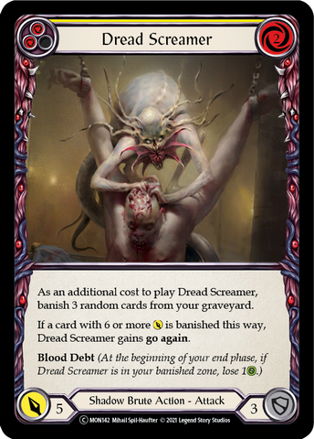 Dread Screamer (Yellow) [U-MON142] Unlimited Edition Normal