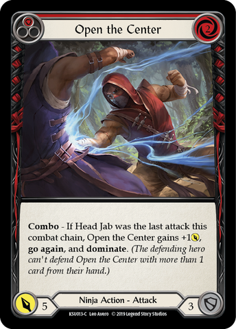 Open the Center (Red) [KSU013-C] Normal