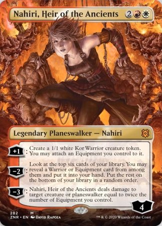 Nahiri, Heir of the Ancients (Borderless) [Zendikar Rising]