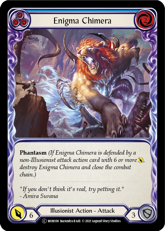 Enigma Chimera (Blue) [U-MON100] Unlimited Edition Normal