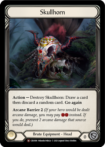 Skullhorn (Rainbow Foil) [CRU006-RF] Unlimited Rainbow Foil
