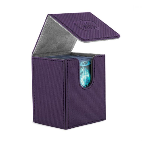 Ultimate Guard Flip Deck Case 100+ Standard Size XenoSkin Purple Deck Box