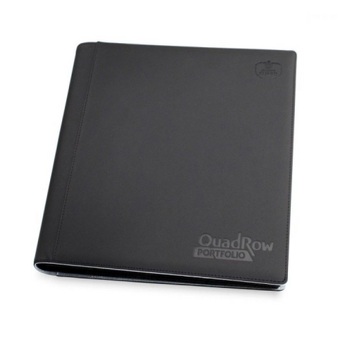 Ultimate Guard 12-Pocket QuadRow Portfolio Xenoskin Black