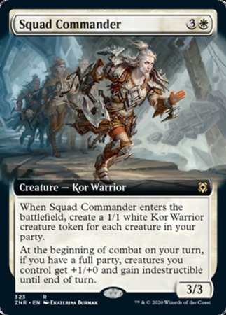 Squad Commander (Extended Art) [Zendikar Rising]
