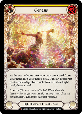 Genesis (Rainbow Foil) [U-MON006-RF] Unlimited Edition Rainbow Foil