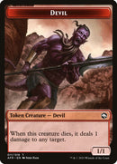 Devil // Boo Double-sided Token [Dungeons & Dragons: Adventures in the Forgotten Realms Tokens]