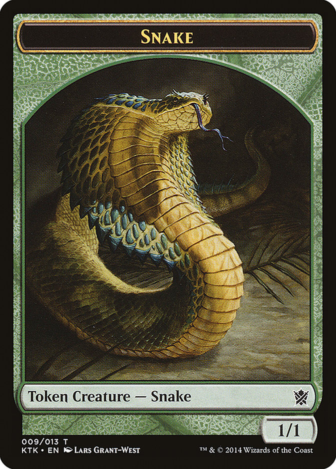 Snake [Khans of Tarkir Tokens]