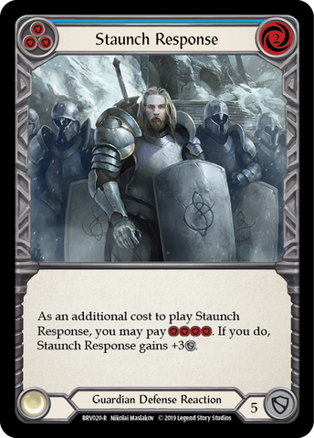 Staunch Response (Blue) [BVO020-R] Normal