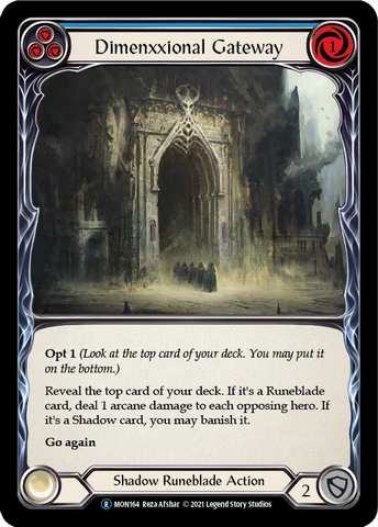 Dimenxxional Gateway (Blue) [U-MON164] Unlimited Edition Normal