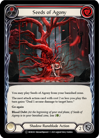 Seeds of Agony (Red) [U-MON183] Unlimited Edition Normal