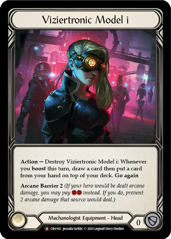 Viziertronic Model i (Rainbow Foil) [CRU102-RF] Unlimited Rainbow Foil