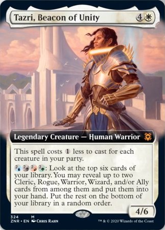 Tazri, Beacon of Unity (Extended Art) [Zendikar Rising]