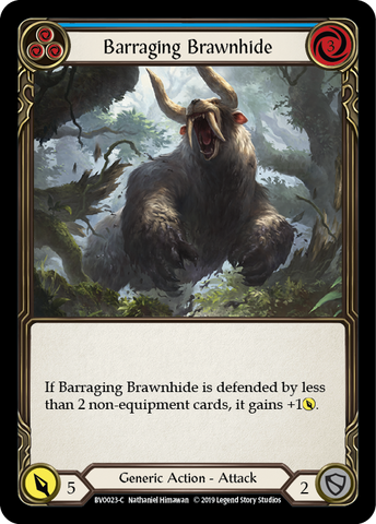 Barraging Brawnhide (Blue) [BVO023-C] Normal