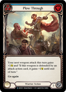 Plow Through (Blue) (Rainbow Foil) [U-MON115-RF] Unlimited Edition Rainbow Foil