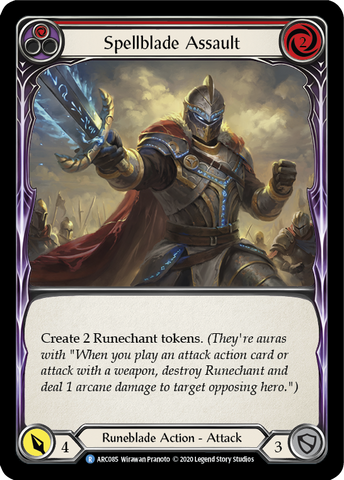 Spellblade Assault (Red) [ARC085] Unlimited Edition Normal