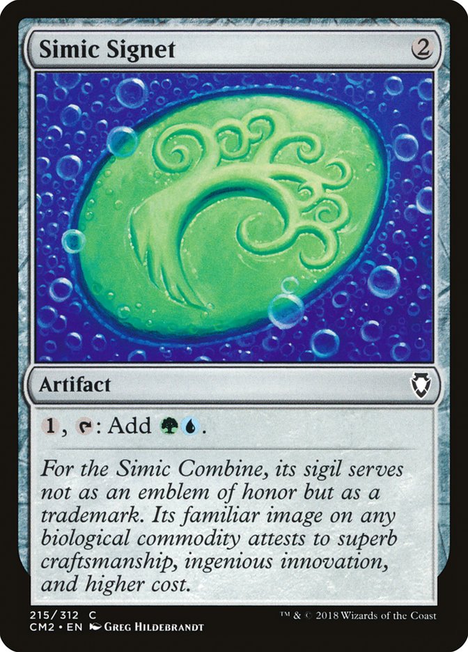 Simic Signet (215/312) [Commander Anthology Volume II]