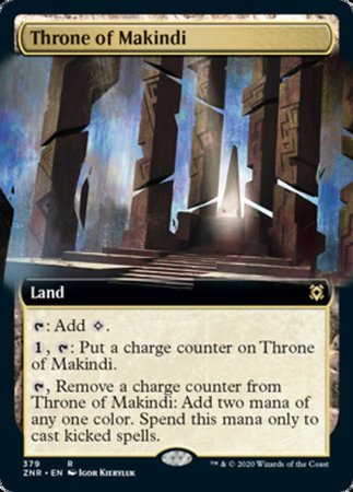 Throne of Makindi (Extended Art) [Zendikar Rising]