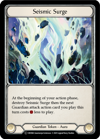 Seismic Surge (Rainbow Foil) [CRU044-RF] Unlimited Rainbow Foil