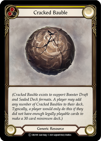 Cracked Bauble (Rainbow Foil) [CRU195-RF] Unlimited Rainbow Foil