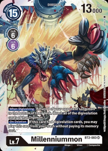 Millenniummon (BT2-083) [BT-06: Booster Double Diamond]