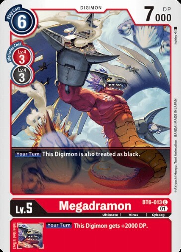 Megadramon (BT6-013) [BT-06: Booster Double Diamond]
