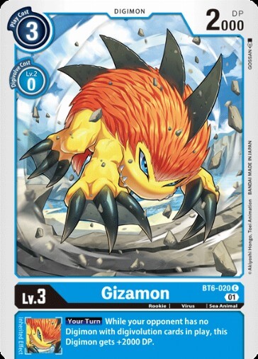 Gizamon (BT6-020) [BT-06: Booster Double Diamond]
