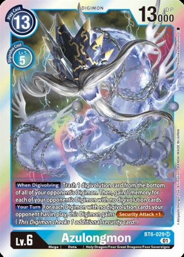 Azulongmon (BT6-029) [BT-06: Booster Double Diamond]