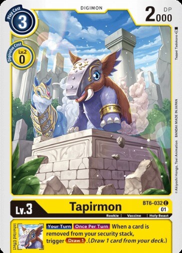 Tapirmon (BT6-032) [BT-06: Booster Double Diamond]