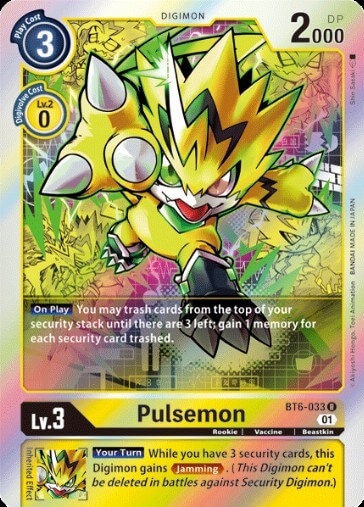 Pulsemon (BT6-033) [BT-06: Booster Double Diamond]