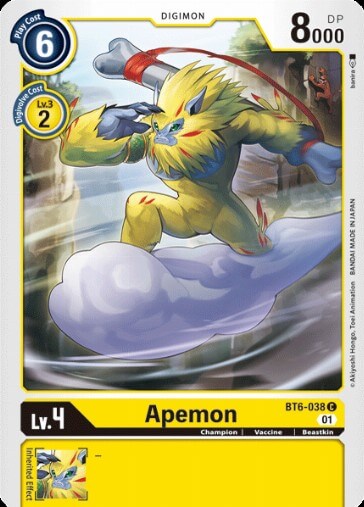 Apemon (BT6-038) [BT-06: Booster Double Diamond]