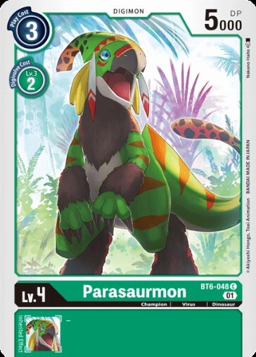 Parasaurmon (BT6-048) [BT-06: Booster Double Diamond]