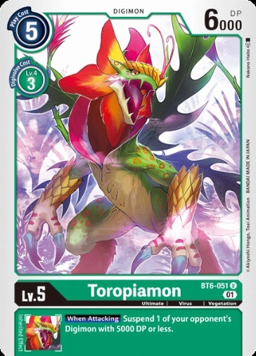 Toropiamon (BT6-051) [BT-06: Booster Double Diamond]