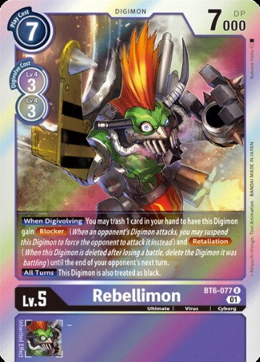 Rebellimon (BT6-077) [BT-06: Booster Double Diamond]