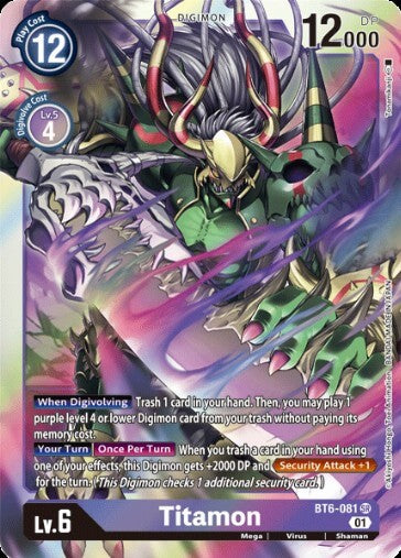 Titamon (BT6-081) [BT-06: Booster Double Diamond]