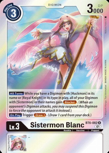 Sistermon Blanc (BT6-082) [BT-06: Booster Double Diamond]