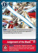 Judgement of the Blade (BT6-093) [BT-06: Booster Double Diamond]
