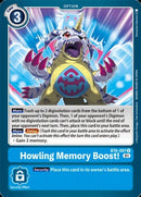 Howling Memory Boost! (BT6-097) [BT-06: Booster Double Diamond]