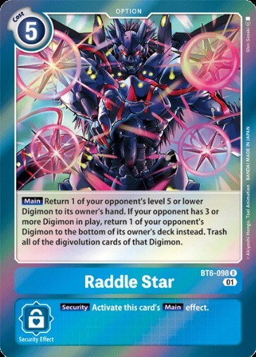 Raddle Star (BT6-098) [BT-06: Booster Double Diamond]