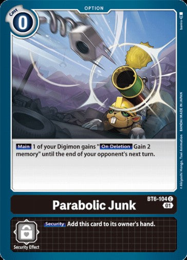 Parabolic Junk (BT6-104) [BT-06: Booster Double Diamond]