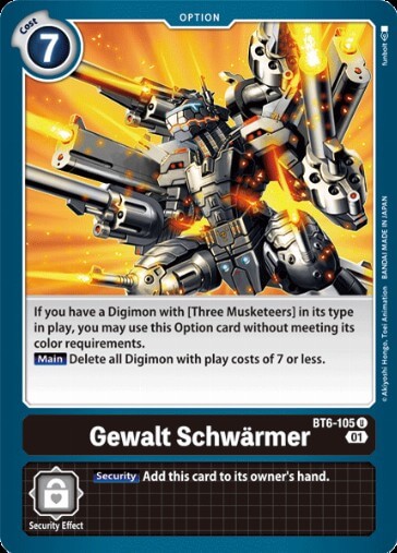 Gewalt Schwärmer (BT6-105) [BT-06: Booster Double Diamond]