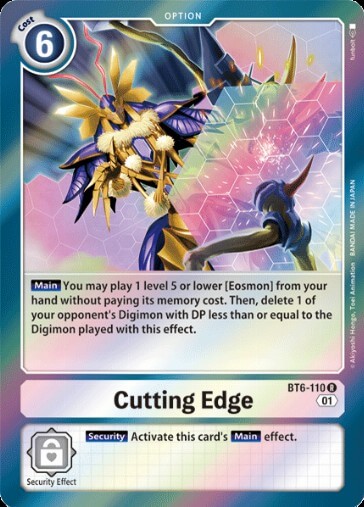 Cutting Edge (BT6-110) [BT-06: Booster Double Diamond]