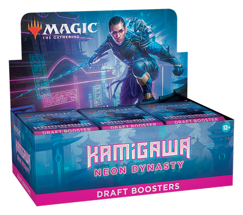 Kamigawa Neon Dynasty Draft Booster Display