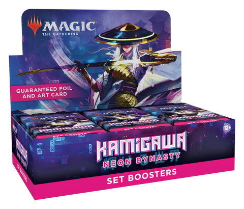 Kamigawa Neon Dynasty Set Booster Display