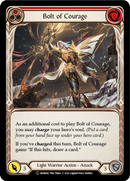 Bolt of Courage (Red) (Rainbow Foil) [U-MON042-RF] Unlimited Edition Rainbow Foil