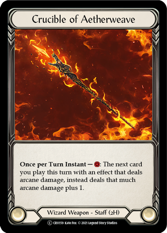 Crucible of Aetherweave (Rainbow Foil) [CRU159-RF] Unlimited Rainbow Foil