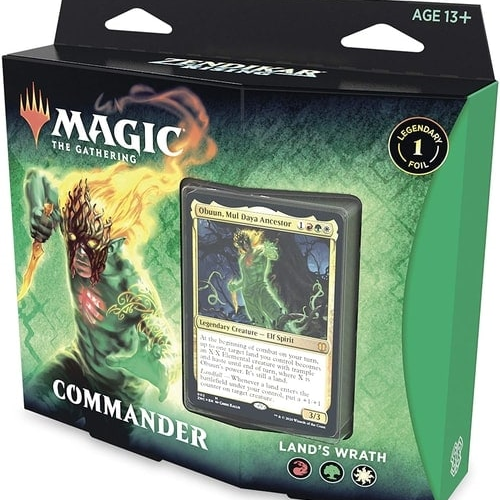 Magic Zendikar Rising Commander Deck - LAND'S WRATH (Obuun, Mul Daya Ancestor)