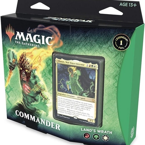 Magic Zendikar Rising Commander Deck - LAND'S WRATH (Obuun, Mul Daya Ancestor)